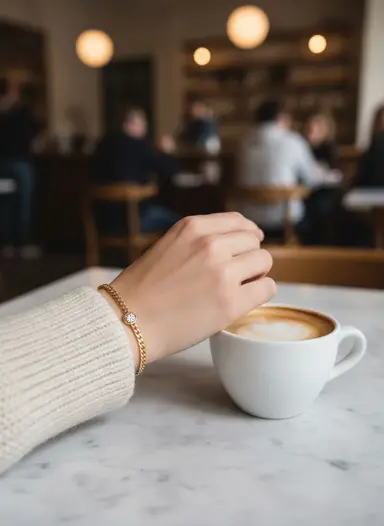 استایل دستبند | روی مچ مدل